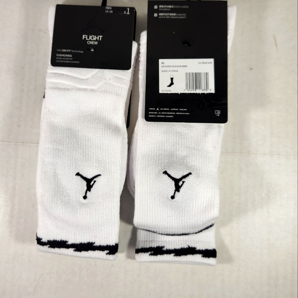 NWT Jordan Zion Flight Crew Socks - Picture 2 of 8